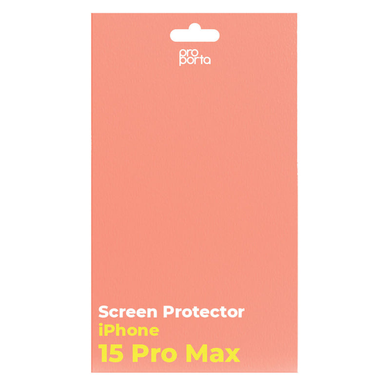 iPhone 15 Pro Max Tempered Glass Screen Protector