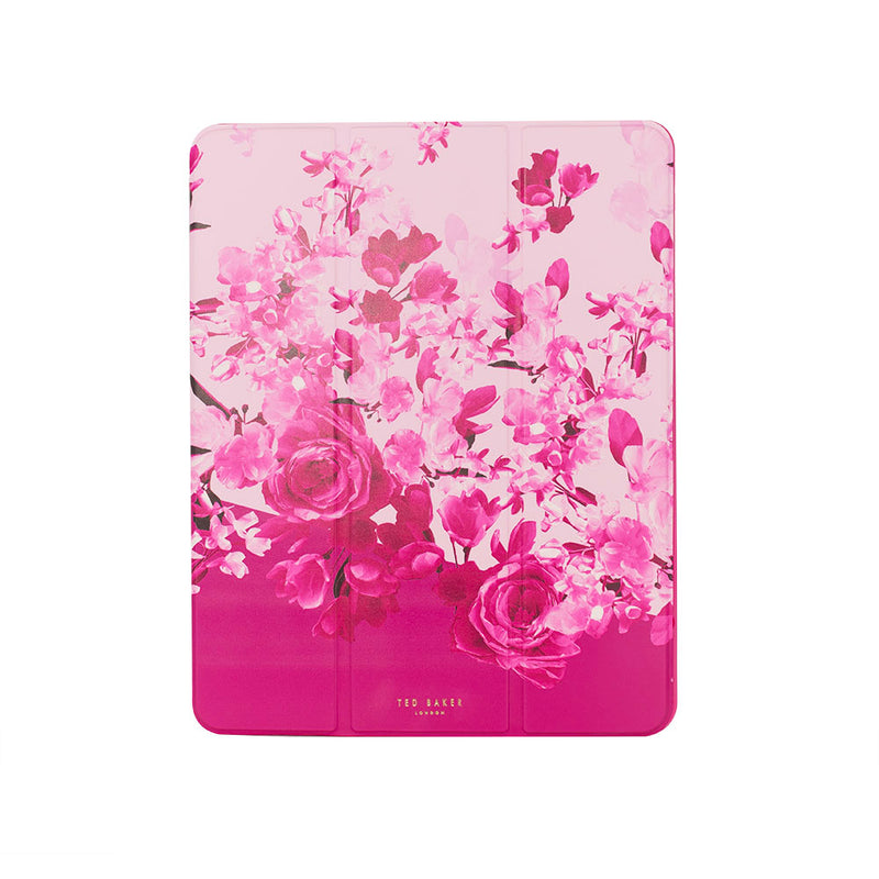 Ted Baker Pink Scattered Flowers Kickstand Folio Case for iPad Pro 11 (2024/2025)