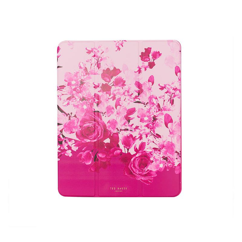 Ted Baker Pink Scattered Flowers Mirror Folio Case for iPad Air 13 (2024)