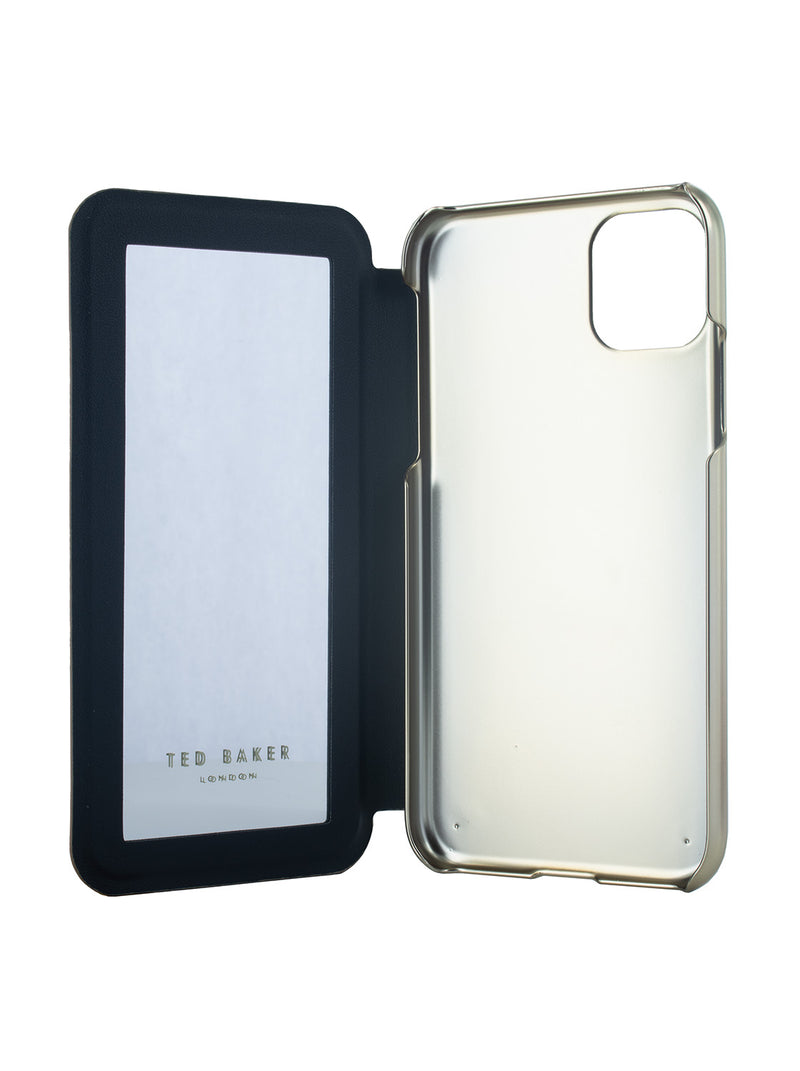 Ted Baker TIILLY Gold Glitter Mirror Folio Phone Case for iPhone 11