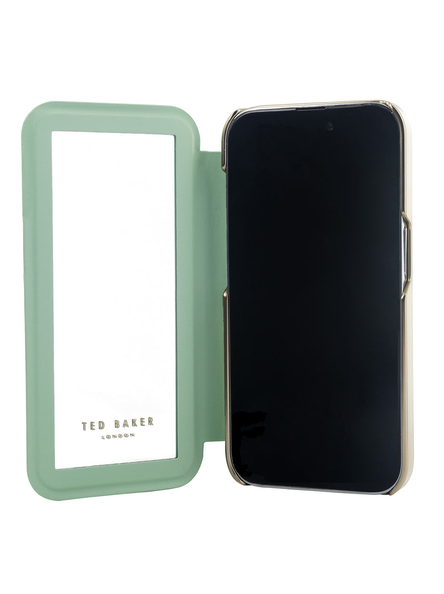 【TED BAKER】GLADIAL ミラー付き iphoneケース paper flowers TED BAKER】GLADIAL ミラー付き iphoneケース paper flowers
