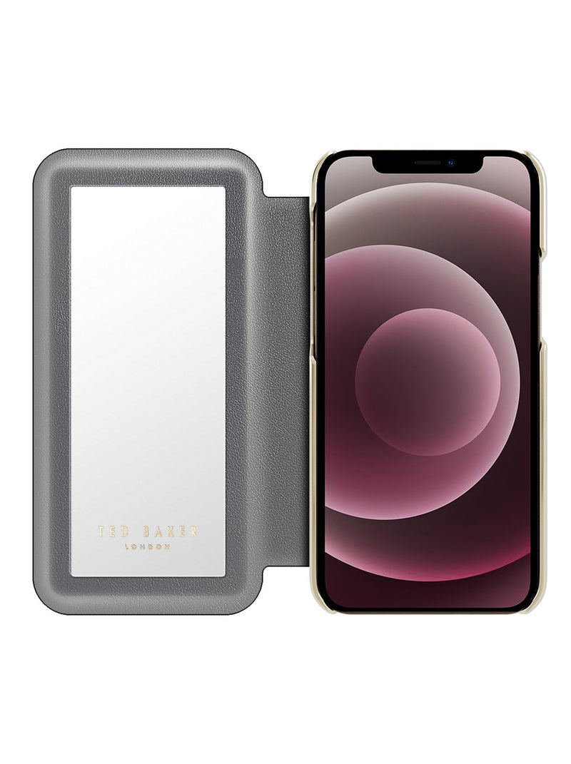 Ted Baker OPAL Mirror Case for iPhone 14 Pro - Grey