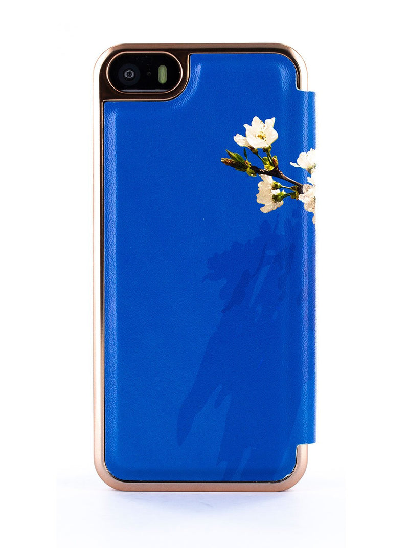 Back image of the Ted Baker Apple iPhone SE / 5 phone case in Blue