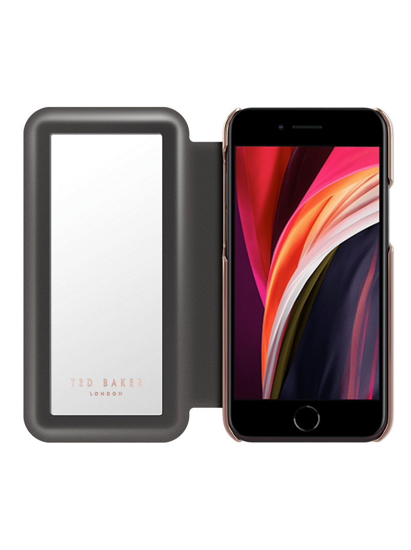 Ted Baker KNOWANE Folio Case for iPhone 6 / 6S - Porcelain Rose (Black)