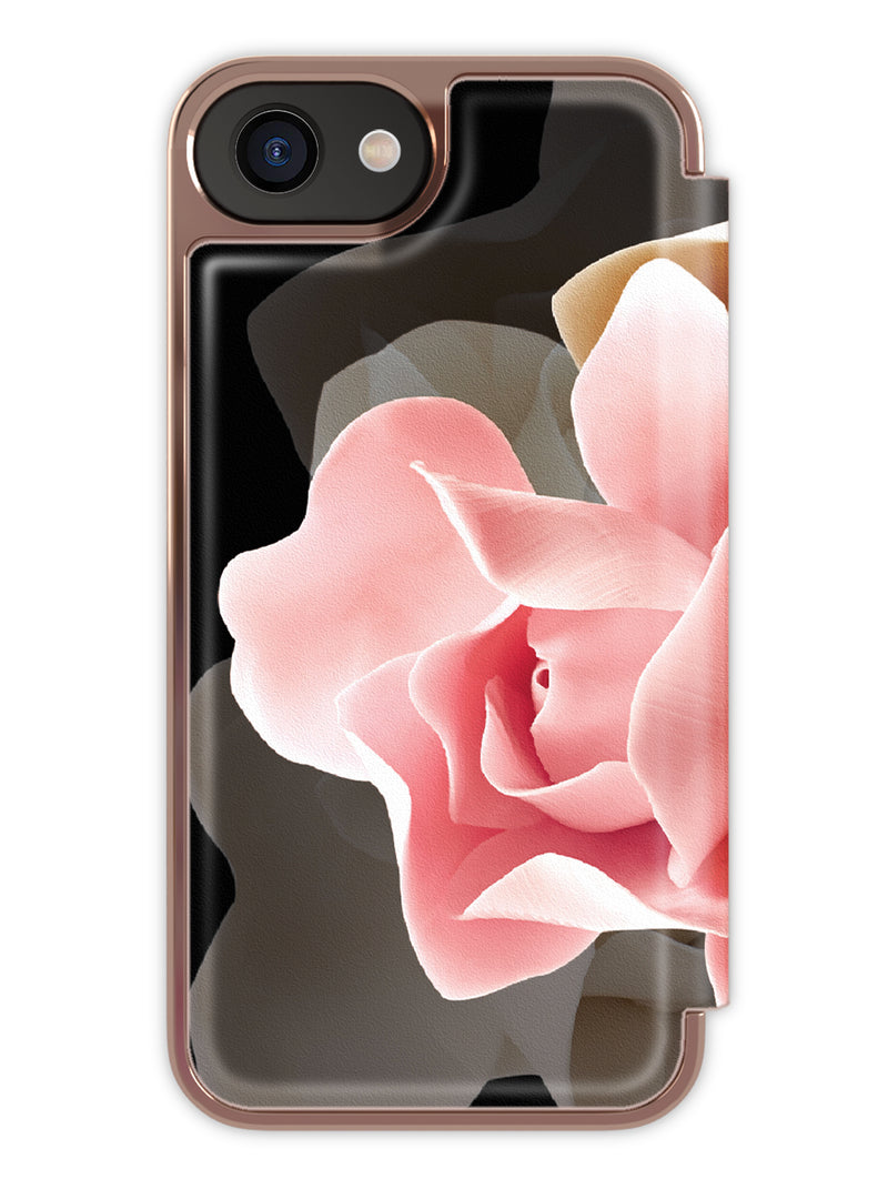 Ted Baker KNOWANE Mirror Folio Case for iPhone 7 - Porcelain Rose (Black)