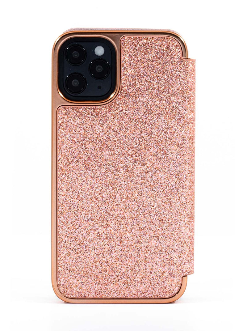 Ted Baker DIANOE Mirror Case for iPhone 12 Pro - Rose Gold Glitter