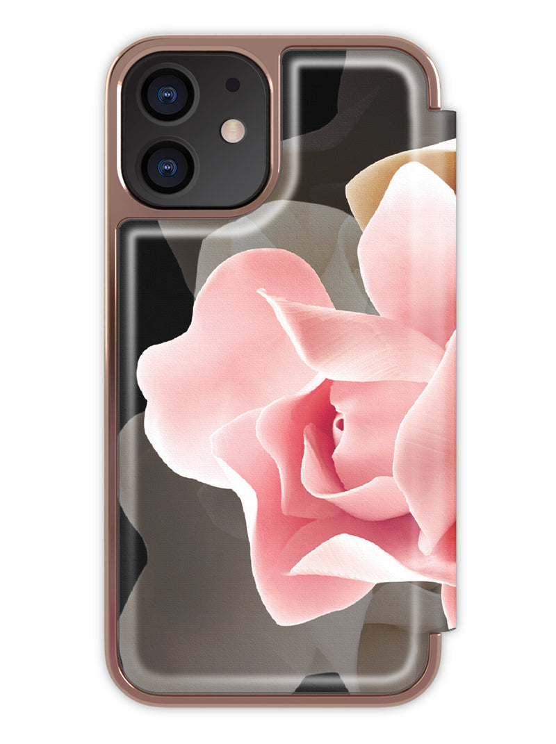 Ted Baker KNOWANE Mirror Folio Case for iPhone 11 - Porcelain Rose (Black)