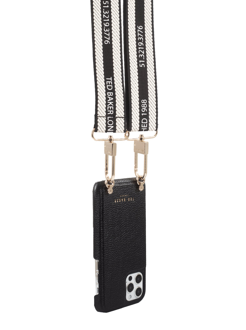 Ted Baker Half Wrap with Crossbody iPhone 12 / 12 Pro - Black
