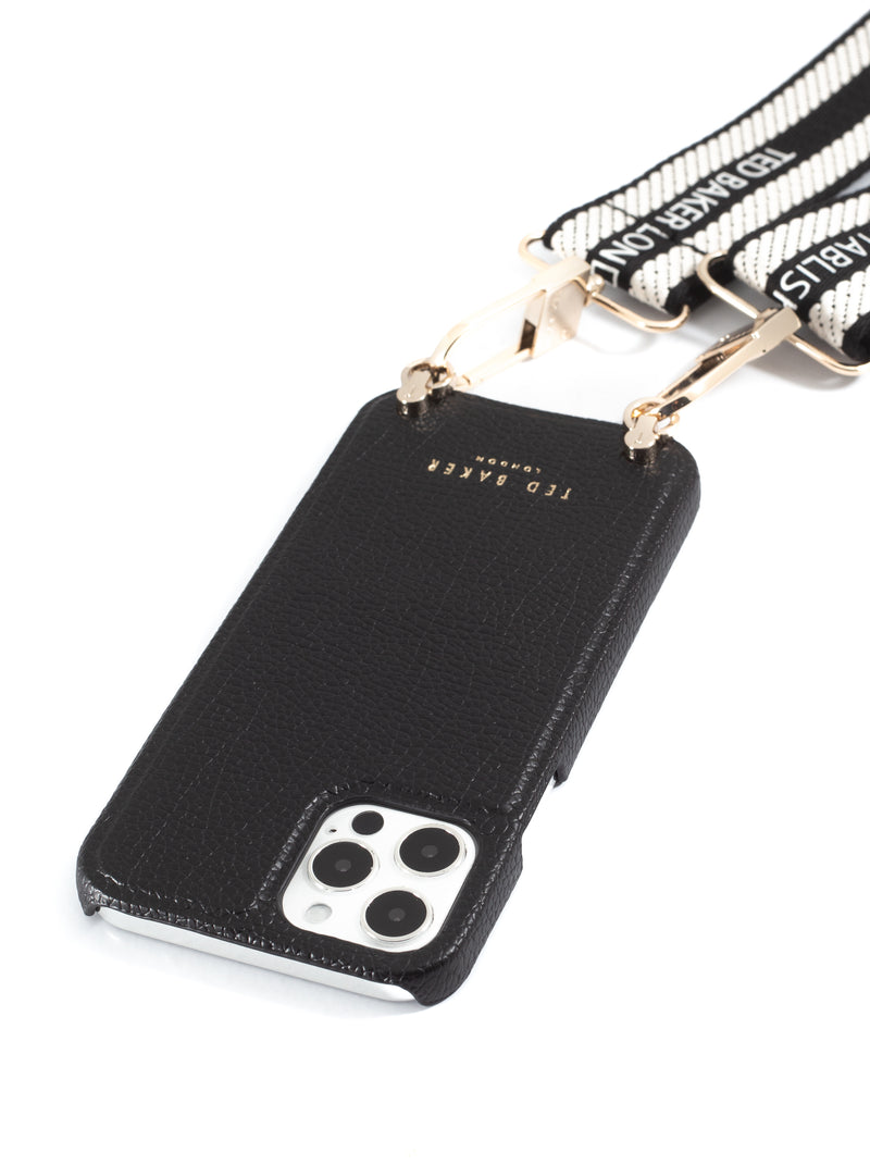 Ted Baker Half Wrap with Crossbody iPhone 12 / 12 Pro - Black
