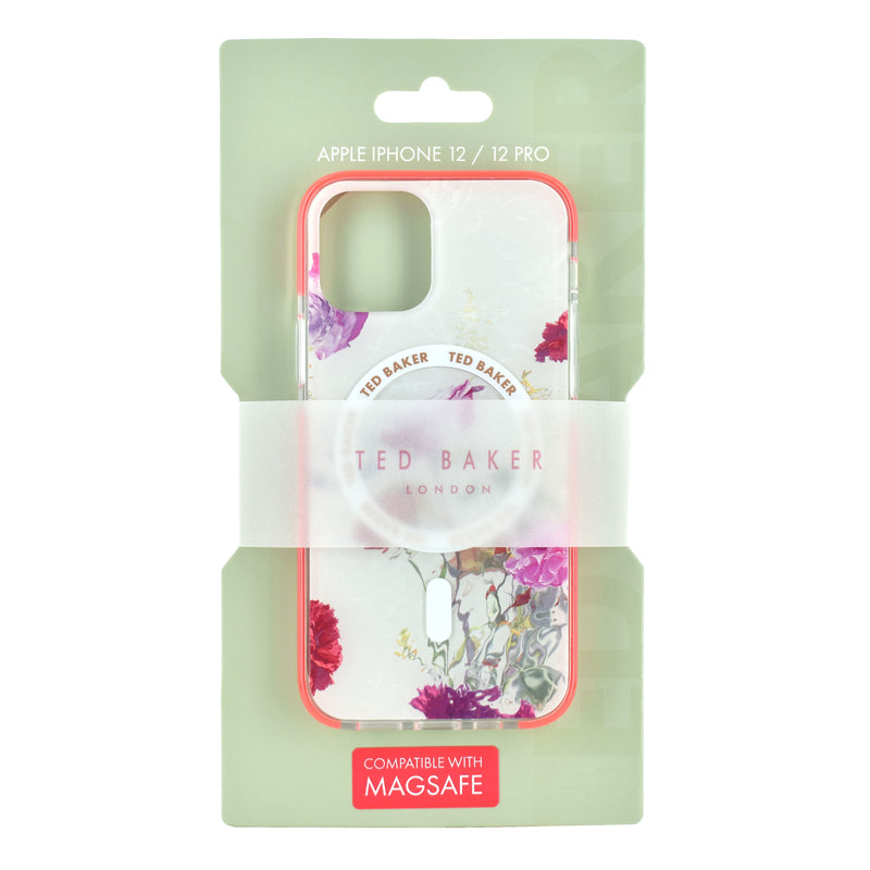 Ted Baker LAVERNO MagSafe AntiShock for iPhone 12 Pro Water Floral Red Bumper