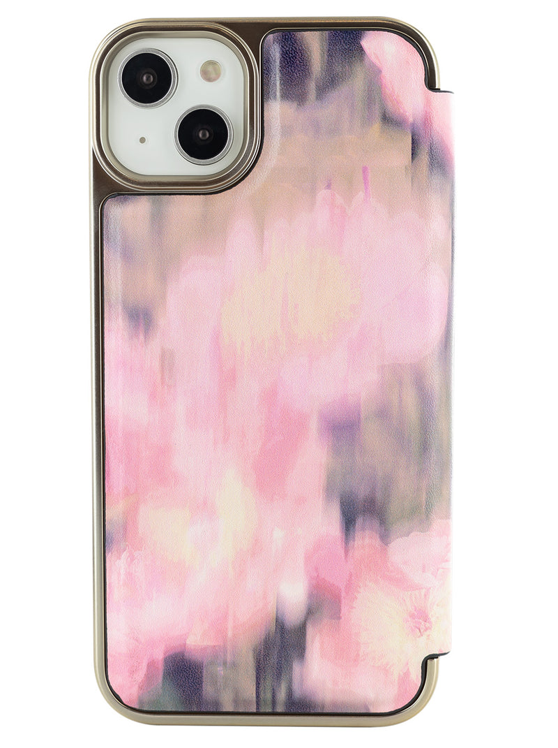 Ted Baker Mirror Case for iPhone 14 Plus - Blur Floral