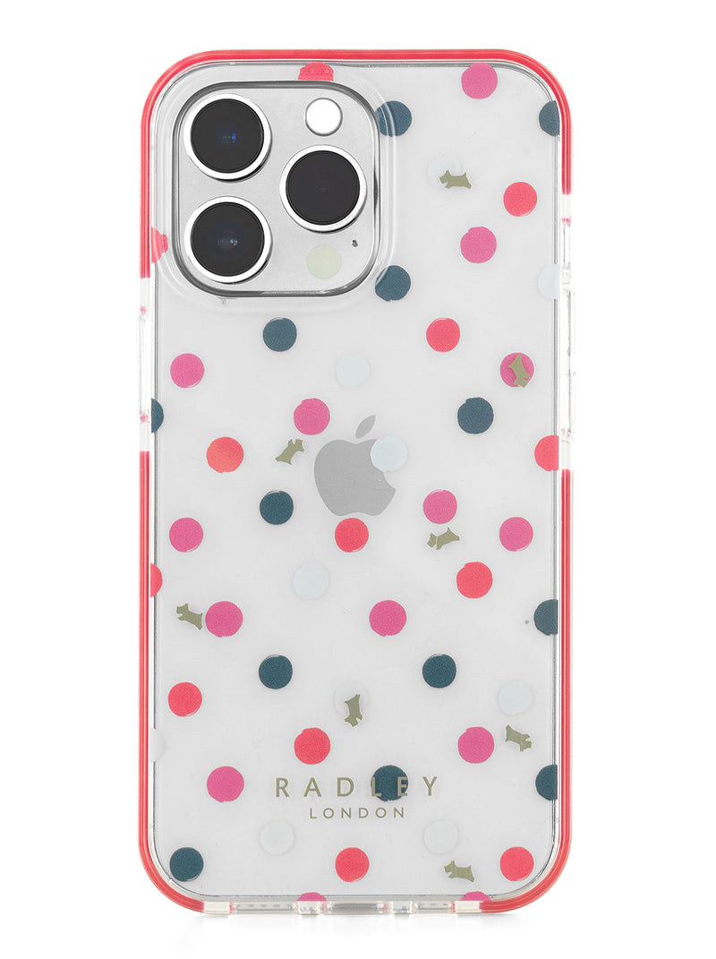 Radley Clear Bumper Case for iPhone 13 Pro Max - Evergreen Print / Red Bumpers