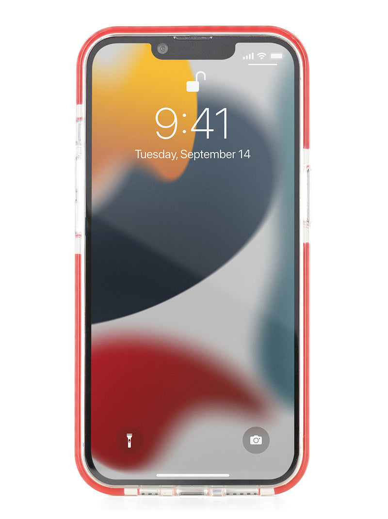 Radley Clear Bumper Case for iPhone 13 Pro Max - Evergreen Print / Red Bumpers