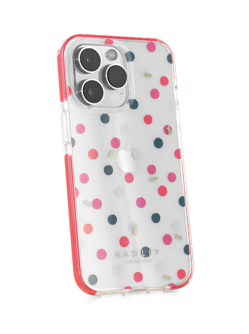 Radley Clear Bumper Case for iPhone 13 Pro Max - Evergreen Print / Red Bumpers