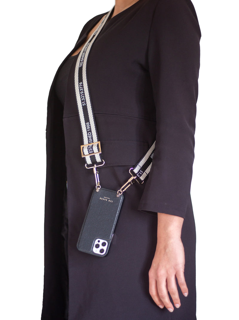 Ted Baker Half Wrap with Crossbody iPhone 12 / 12 Pro - Black