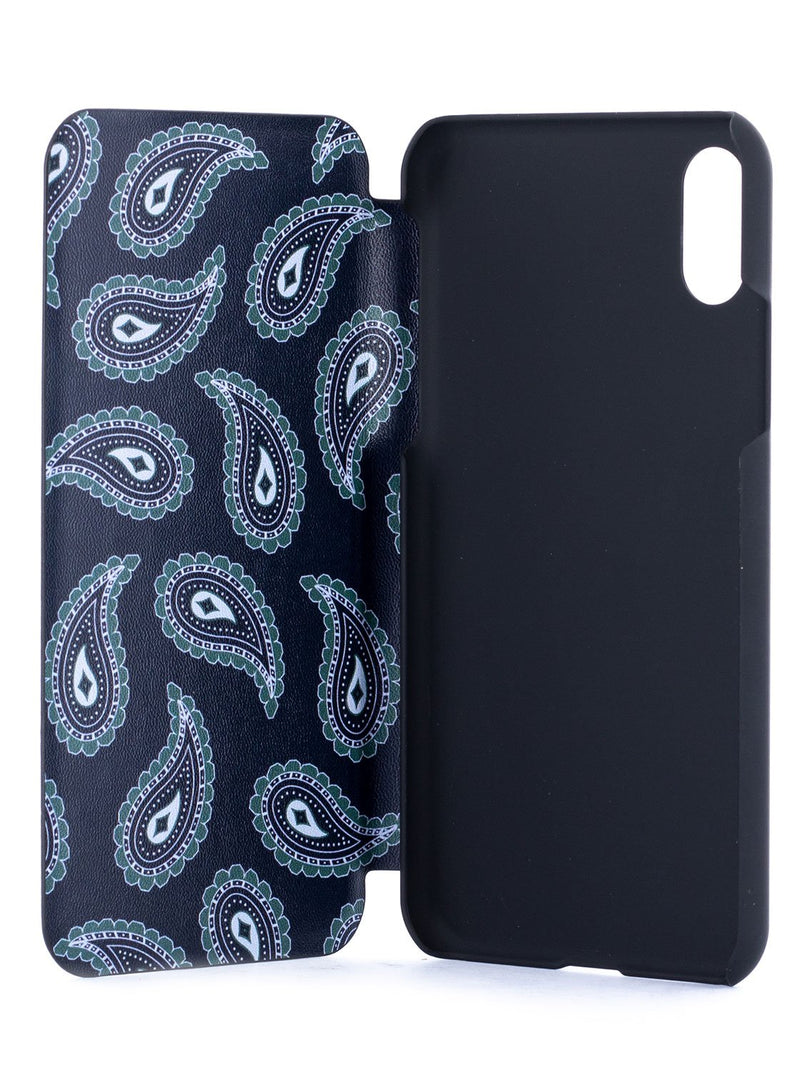 Inside image of the Ted Baker Apple iPhone XS Max phone case in Black