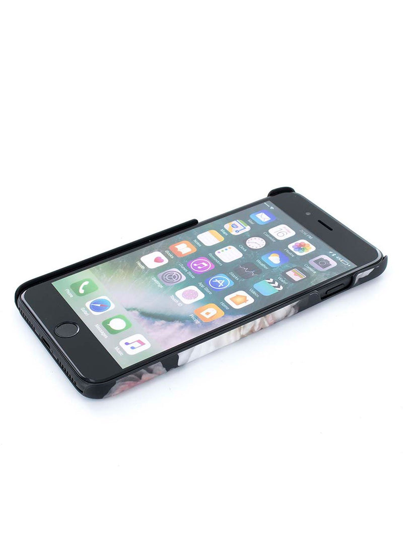 Face up image of the Ted Baker Apple iPhone 8 Plus / 7 Plus phone case in Black
