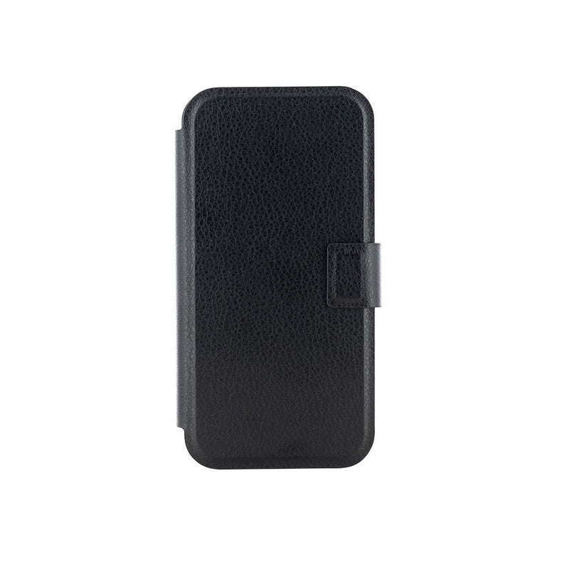 iPhone 15 Pro Max Leather Folio Phone Case - Black / Brown