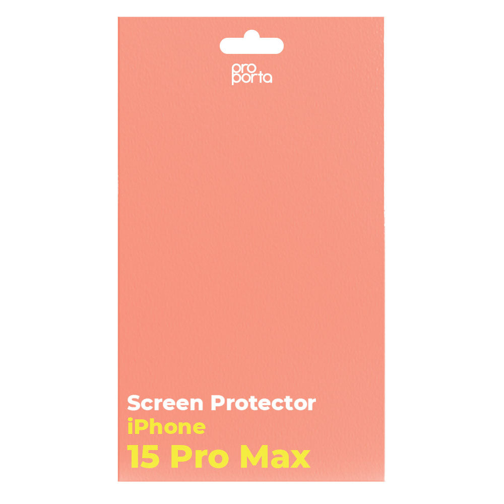 iPhone 15 Pro Max Tempered Glass Screen Protector