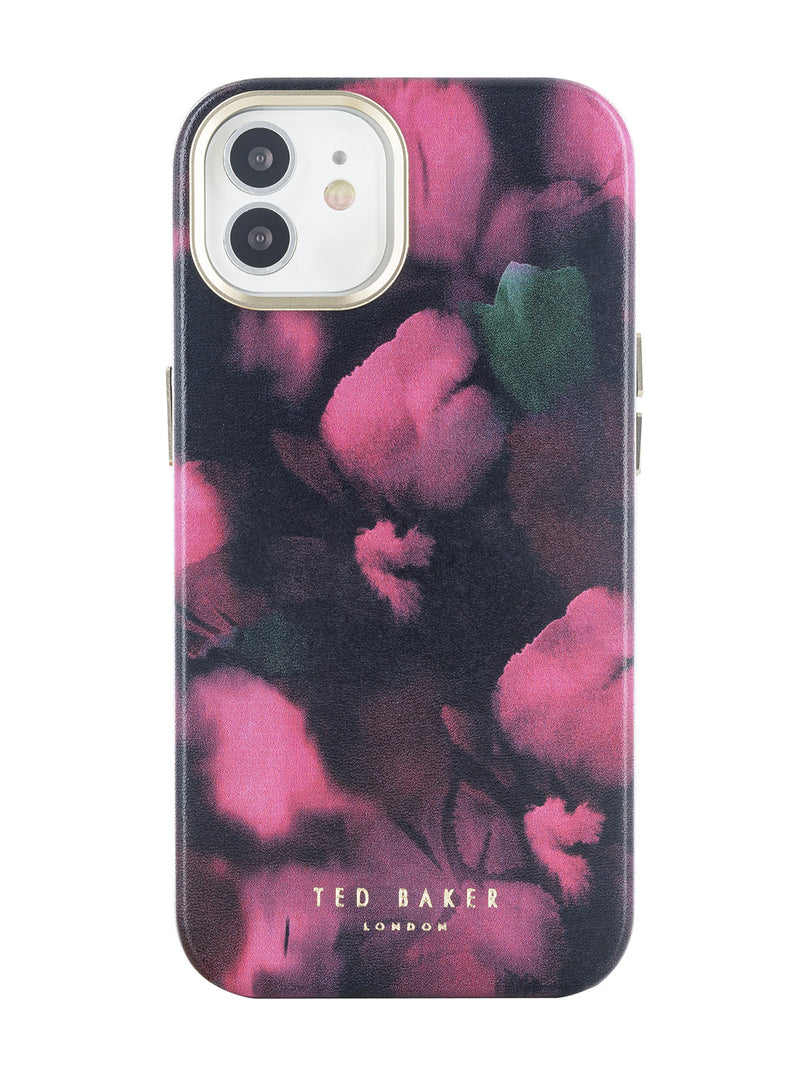 Ted Baker BLURS Pink Petal Print Full Wrap Phone Cover for iPhone 12 Compatible with MagSafe