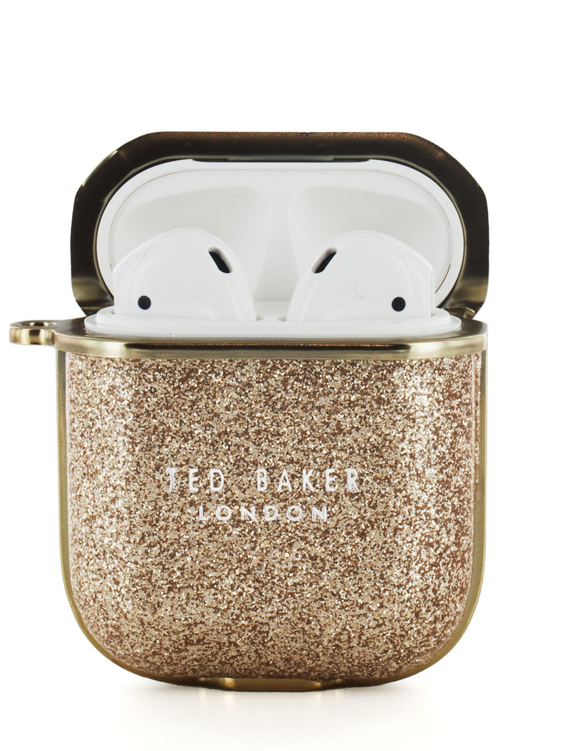 Ted Baker GLITAIR Gold Glitter Case Cover for AirPod 1st / 2nd Gen