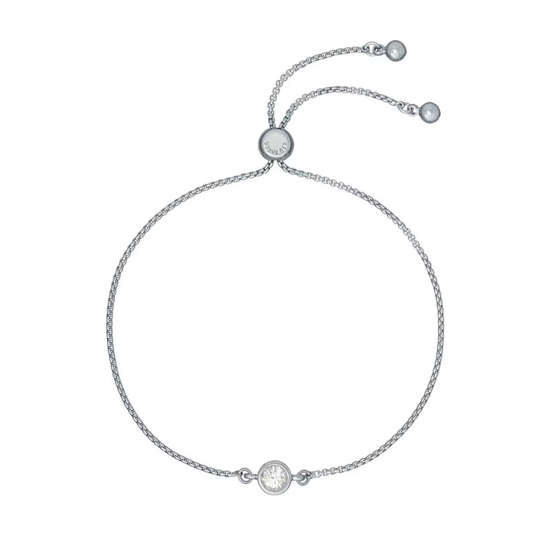 SOLETA Solitaire Sparkle Silver Bracelet