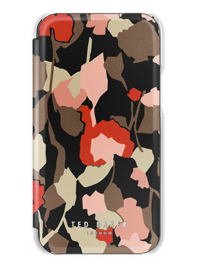 Ted Baker ROSAI Folio Case for iPhone 12 - Retro Flood Leaves