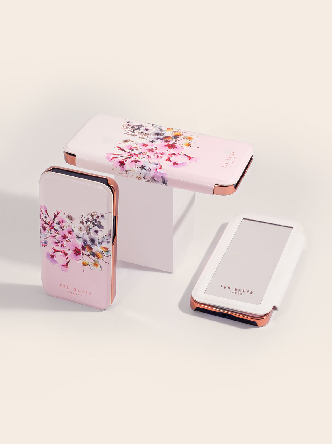 Ted Baker Mirror Case for iPhone 14 Pro Max - Jasmine