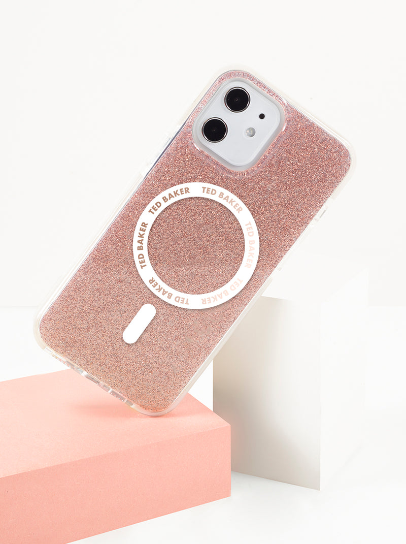 Pink Glitter MagSafe Phone Case