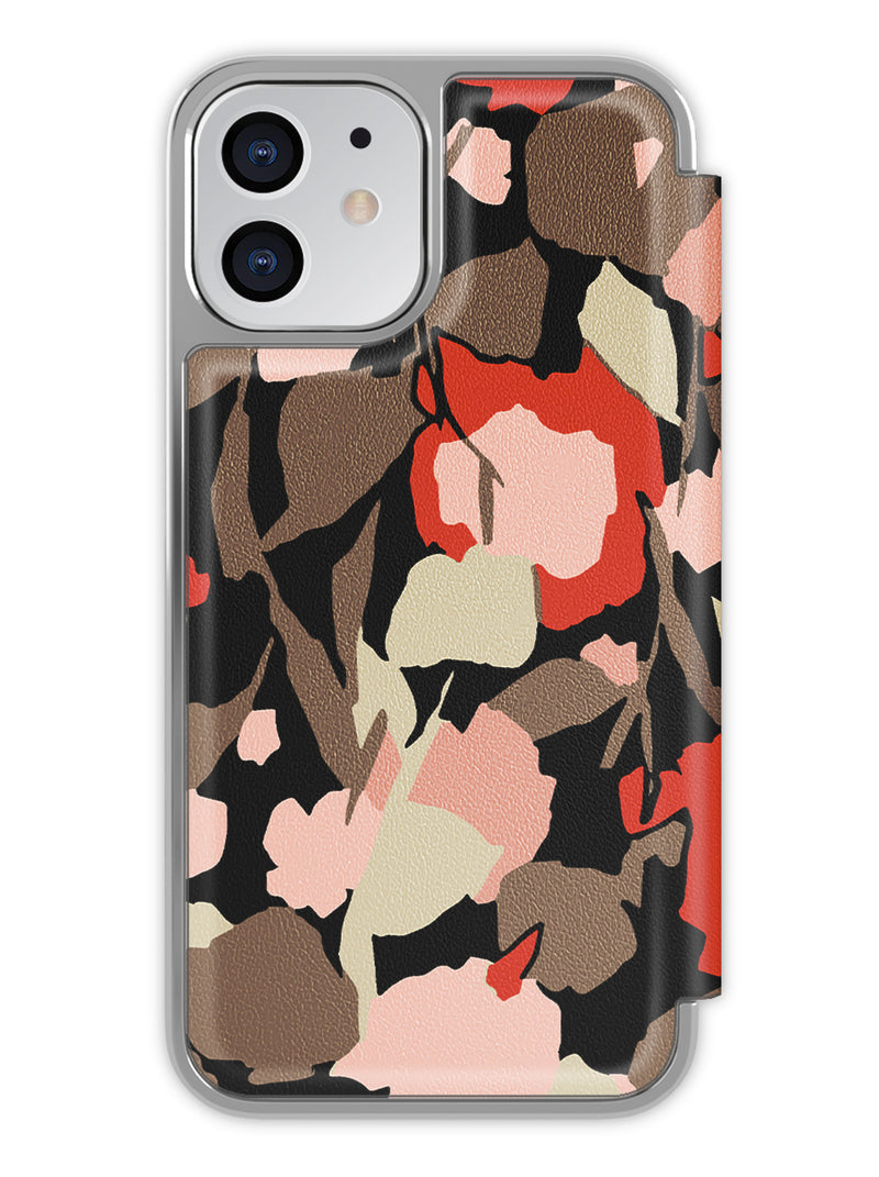 Ted Baker ROSAI Folio Case for iPhone 12 - Retro Flood Leaves