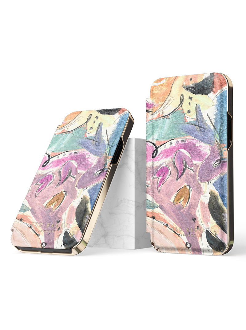 Ted Baker SAL Folio Case for iPhone 13 Pro - Brush Strokes