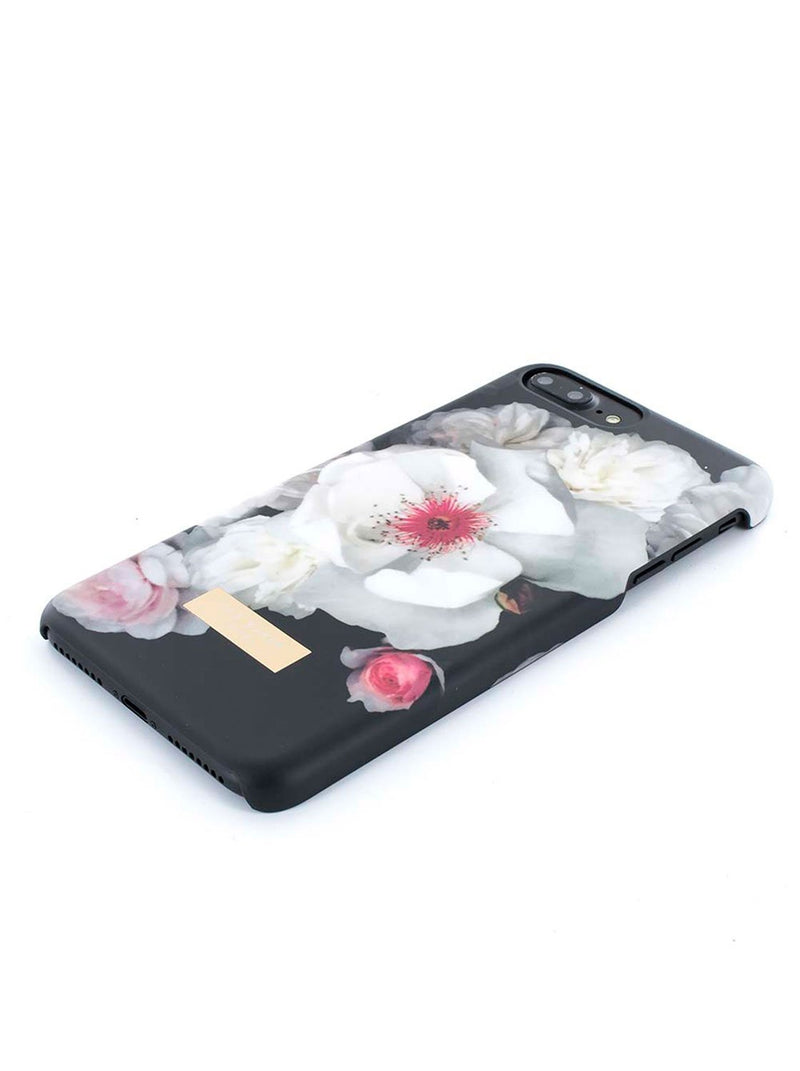 Face down image of the Ted Baker Apple iPhone 8 Plus / 7 Plus phone case in Black