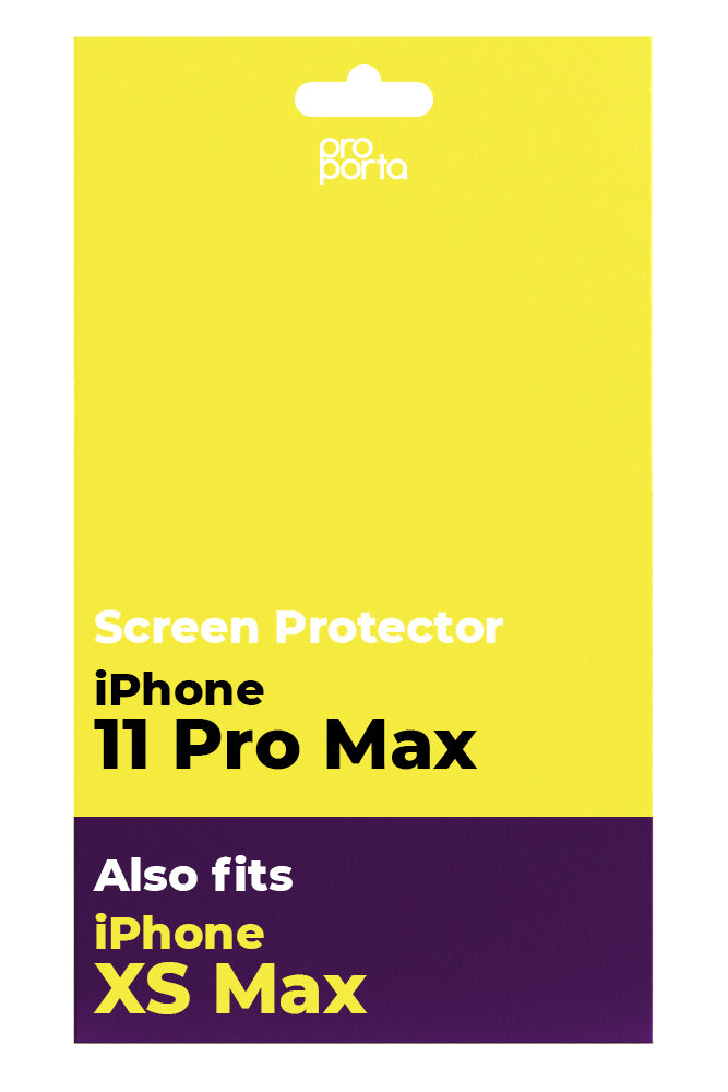 iPhone 11 Pro Max & iPhone XS Max Tempered Glass Screen Protector
