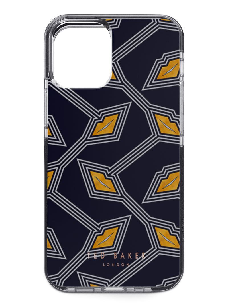 Ted Baker Anti-Shock Case for iPhone 12 Pro Max - Deco Kisses All Over - Black