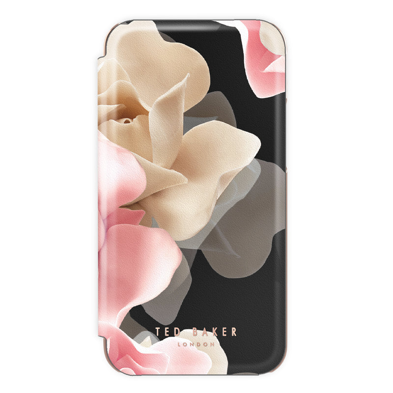 Ted Baker KNOWANE Mirror Folio Case for iPhone 8 - Porcelain Rose (Black)