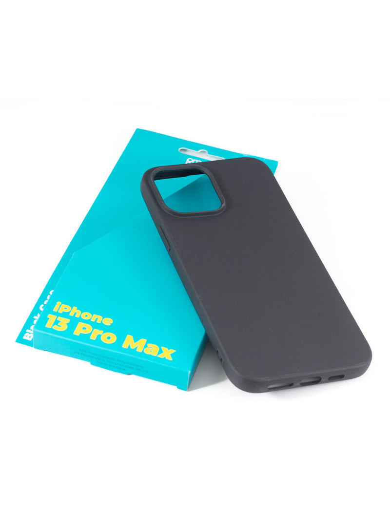 iPhone 13 Pro Max Hard Shell Phone Case - Black