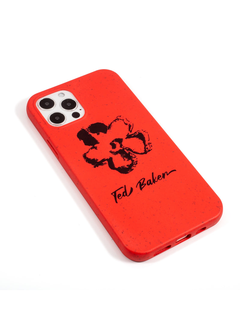 Ted Baker PLLUGG Biodegradable Case for iPhone 13 Pro - Magnolia Red