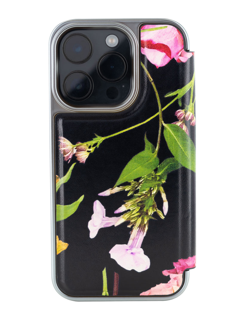 Ted Baker Mirror Case for iPhone 14 Pro Max - Scattered Bouquet