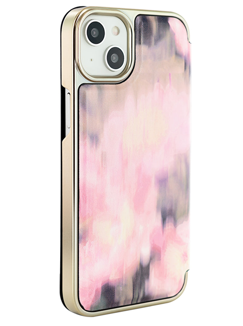 Ted Baker Mirror Case for iPhone 14 Plus - Blur Floral