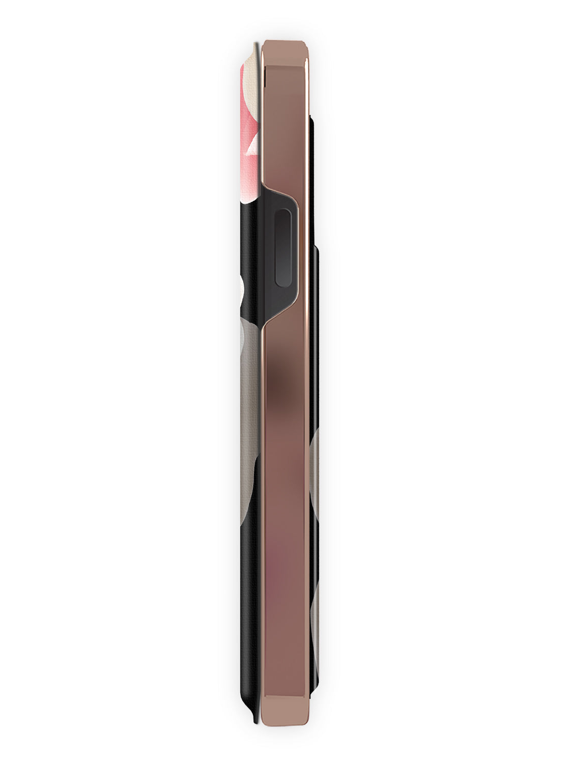 Ted Baker Mirror Folio Case for iPhone 14 Pro Max - Porcelain Rose (Black)