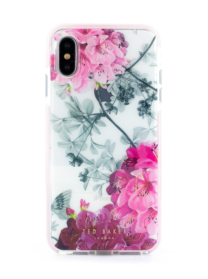 Hero image of the Ted Baker Apple iPhone XS / X phone case in Clear Print