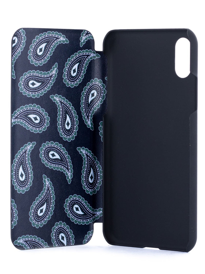 Inside image of the Ted Baker Apple iPhone XR phone case in Black